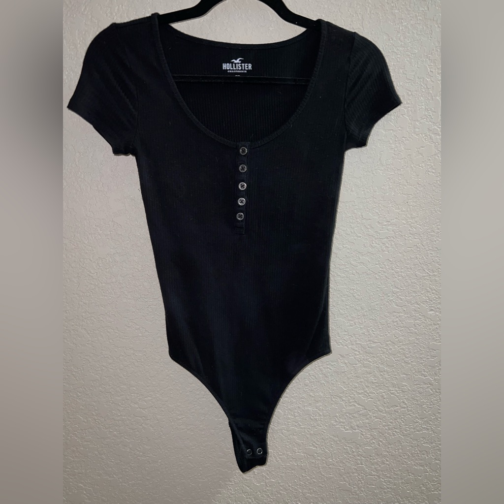 Solid Black Bodysuit